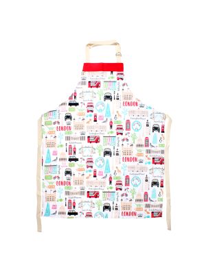 London Adventures Apron - 100% Recycled Cotton (TRADE PACK SIZE 6)