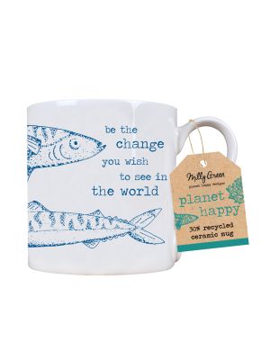 30% recycled ceramic mug in the Ocean range