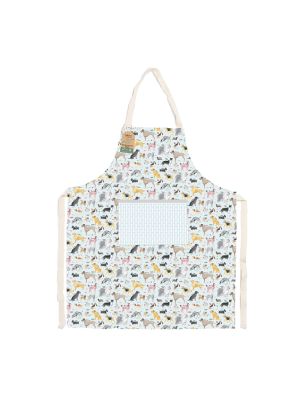Recycled cotton apron in the Debonair Dogs range.