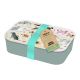 Eco-friendly bamboo lunch box in the Debonair Dogs range.
