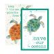 Turtles Tea Towels Set of 2 - 100% Recycled Cotton (TRADE PACK SIZE 6)