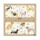 Debonair Dogs Coaster Set of 4 - Bamboo Fibre (TRADE PACK SIZE 12)