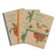 Turtle Notebooks A6 Set of 3- Recycled Kraft Paper (TRADE PACK SIZE 12)